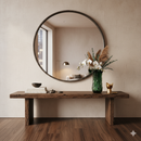 Artisan Murano Swirl Glass Vase Green Yellow