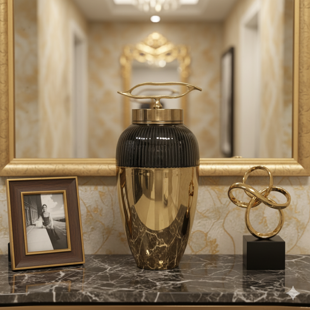 Aisle Ceramic Vase Jar Big Belly Large Ornament Decor