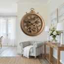 Gold Chronograph Gear Wall Clock 62cm