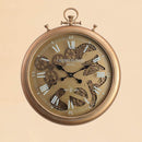 Gold Chronograph Gear Wall Clock 62cm