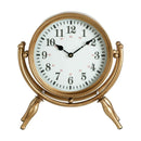 Hayden Gold Angled Legs Table Clock 34cm