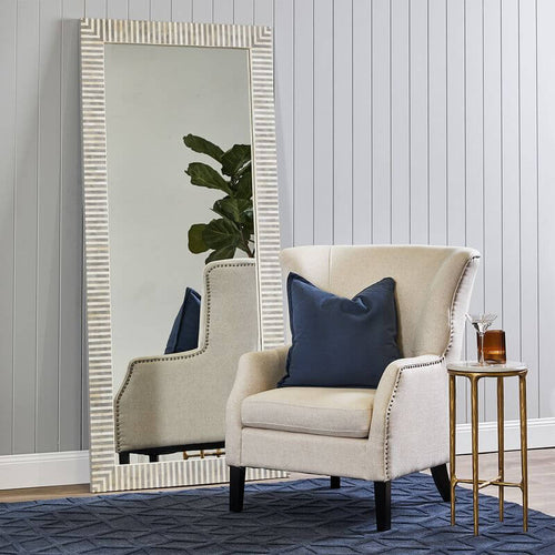 Heston Petite Marble Side Table with Brass Frame