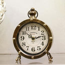 Kensington Antique Gold Table Clock 24cm