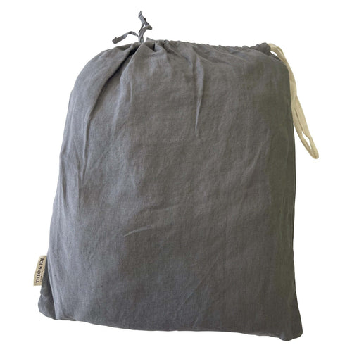 Linen Cover Set Sheets Charcoal Set - King & Queen