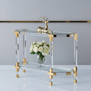 Luxury Lucite Acrylic Console Table 120cm