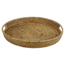 Mandalay Handwoven Oval Rattan Tray