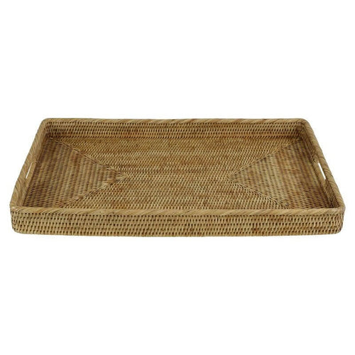 Mandalay Rectangular Rattan Serving Tray
