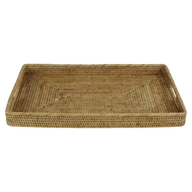 Mandalay Rectangular Rattan Serving Tray