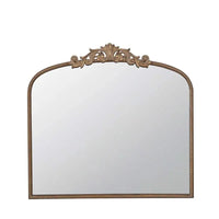 Marseille Gold Arched Wall Mirror 102cm
