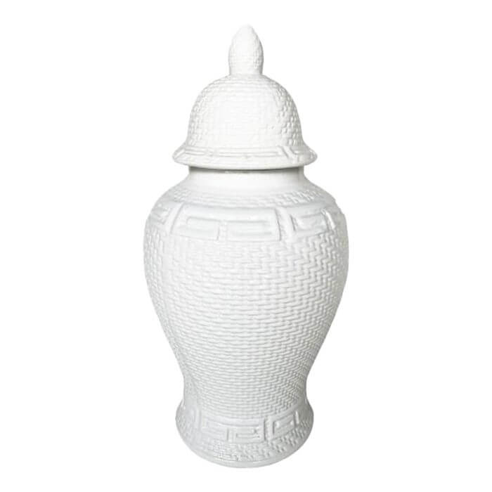 Minimalist Zen Style Ceramic Ginger Jar