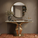 Modern Faux Marble Console Table 160cm