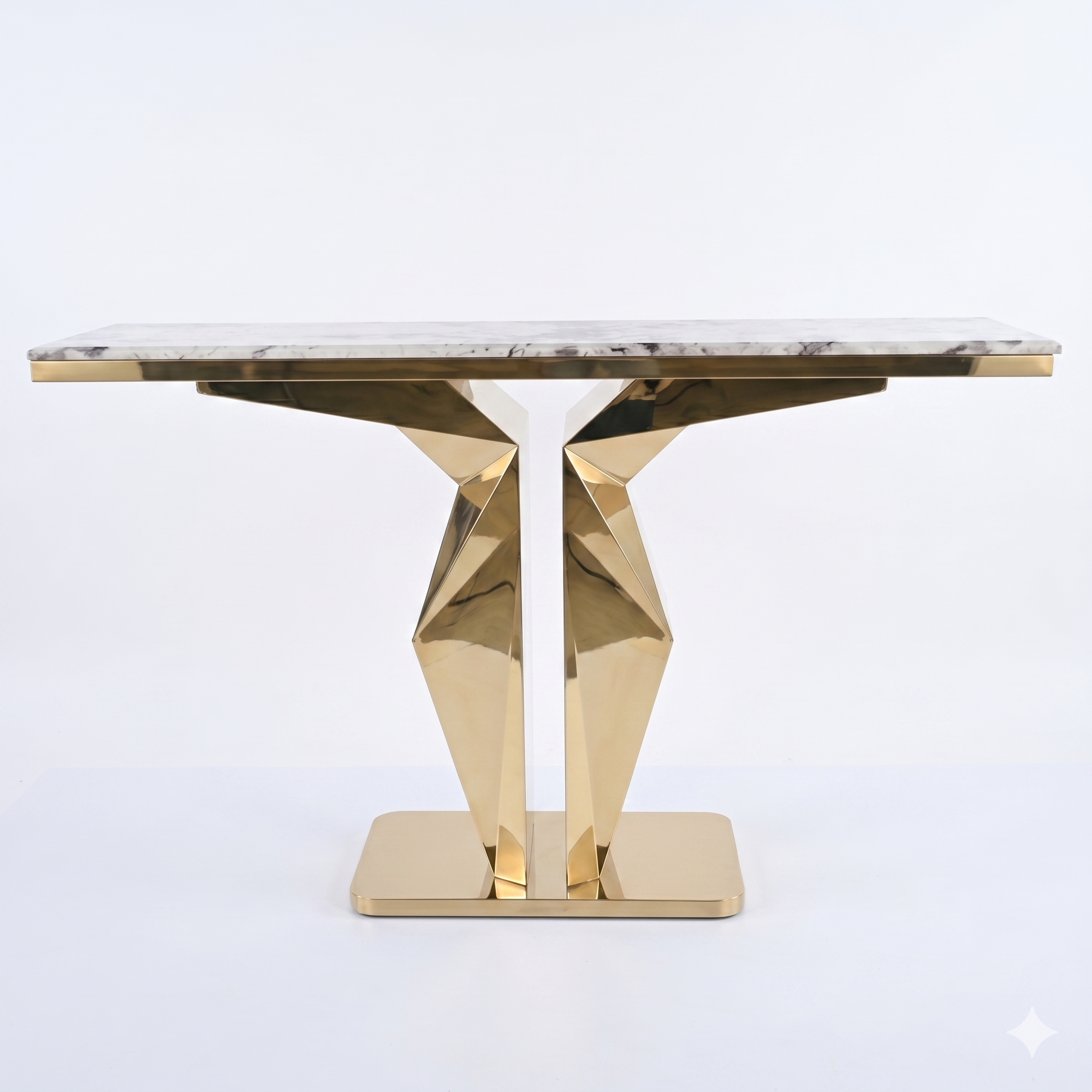 Modern Faux Marble Console Table 160cm