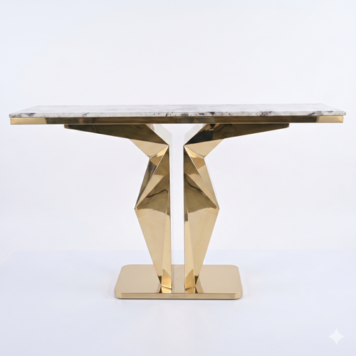 Modern Faux Marble Console Table 160cm