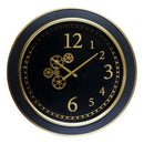 Modern Industrial Gold Gear Clock 67cm