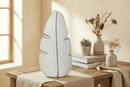 Modern White Ceramic Leaf Sculpture