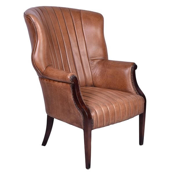 Montrose Vintage Leather Armchair 112cm