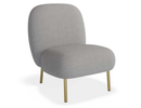 Moulon Cloud Grey Chaise Lounge Chair