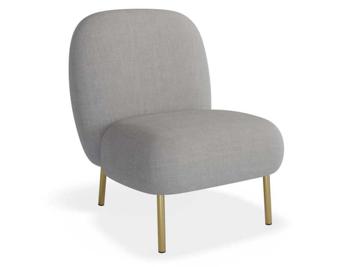 Moulon Cloud Grey Chaise Lounge Chair