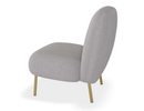 Moulon Cloud Grey Chaise Lounge Chair
