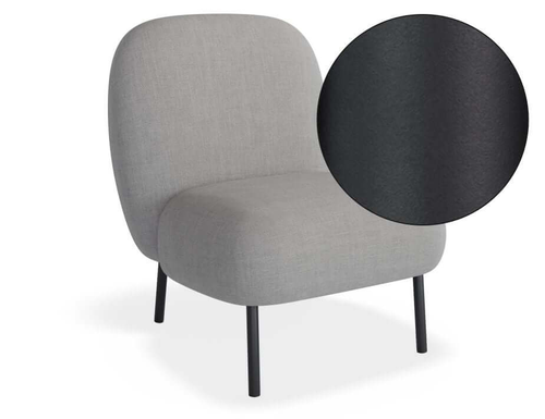 Moulon Cloud Grey Chaise Lounge Chair
