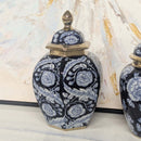 Luxury Floral Hand-Painted Temple Jar Vase 32cm