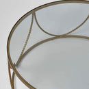 Palais Gold Rope Round Coffee Table 100cm