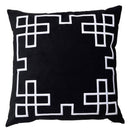 Palm Springs Black Velvet Cushion 55cm