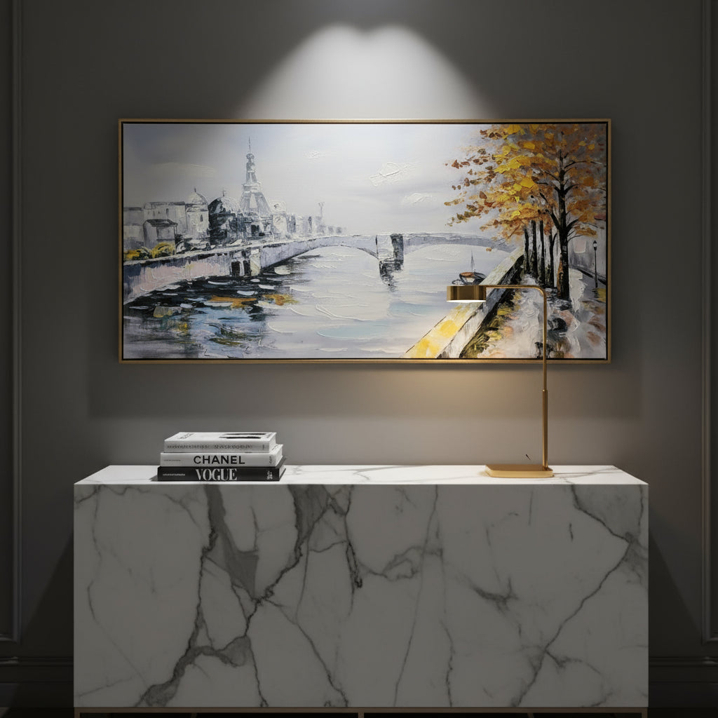 Paris Eiffel Tower Framed Oil PaintingNew Arrivals,wall art