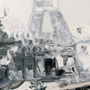 Paris Eiffel Tower Framed Oil Painting