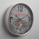 Paris Union Clock Hotel Clock with Exposed Gears, 60cm
