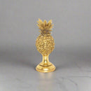 Pineapple Candle Holder Rustic Gold Resin Candle Holder