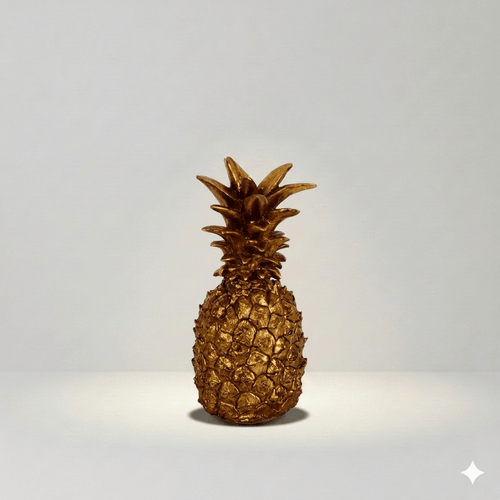 Pineapple Ornament Golden Decorative Ornament Small