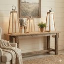 Pyramid Large Candle Lantern Indoor Set