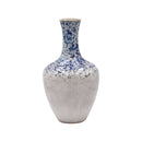 Rain Belly Large Blue White Ceramic Vase