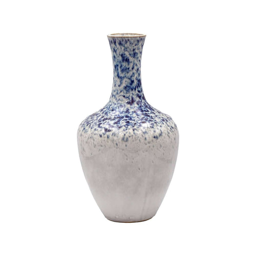 Rain Belly Large Blue White Ceramic Vase