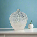 Rain Belly Small Ceramic Blue White Vase