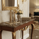 Refined Crystal & Bronze Candle Holder Set