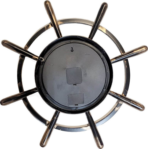 Rose Gold Nautical Gear Wall Clock 65cm