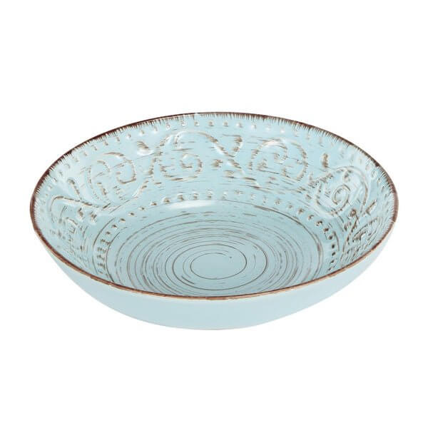 Rustic Charm Bowl Vintage Charm Bowl Aqua