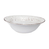 Rustic Charm Vintage Serving Bowl Cream