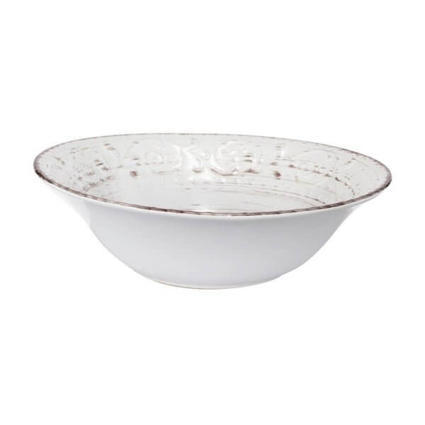 Rustic Charm Vintage Serving Bowl Cream