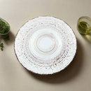 Rustic Fare Ceramic Dinner Plate - Cream