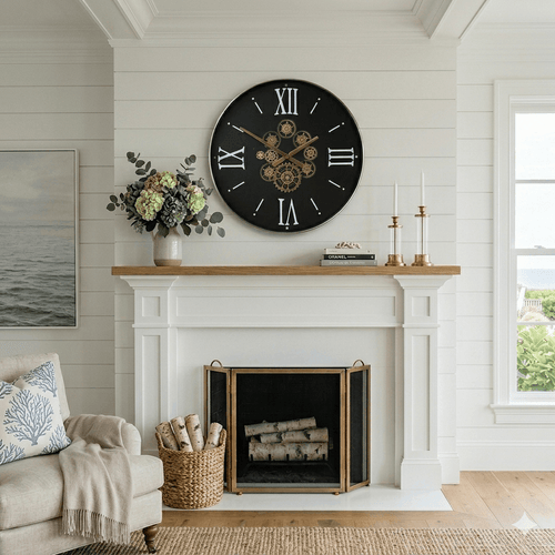 SOFI Industrial Moving Gear Wall Clock 60cm