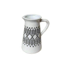 Sahara Tribal Geometric Ceramic Jug