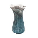 Seashell Design Porcelain Marble Finish Vase
