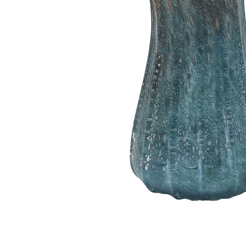 Seashell Design Porcelain Marble Finish Vase