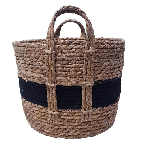 Set of 3 Andrew Seagrass Storage Baskets