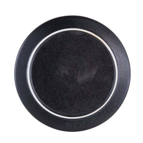 Small Ceramic Plate Wabi-Sabi Small Ceramic Plate Black/Gold