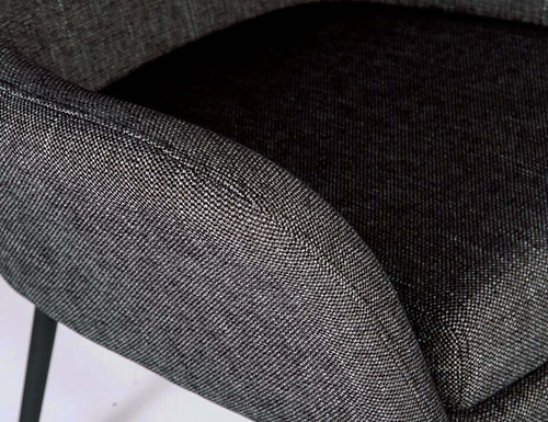 Soho Modern Charcoal Fabric Lounge Chair