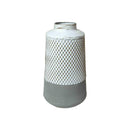 Statement Distressed Gold Metal Vase